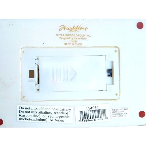 VTG Enesco Foundations Cross Night Light Apostles Creed Prayer Strength Healing - Picture 7 of 7